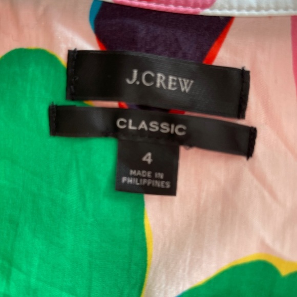 J Crew Cotton poplin classic popover - SIZE 4 - Picture 4 of 4